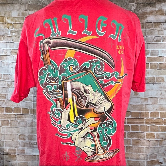 Sullen Art Collective Men’s Graphic T-shirt - Red -Size: XL / 2X- NWT - Picture 10 of 14